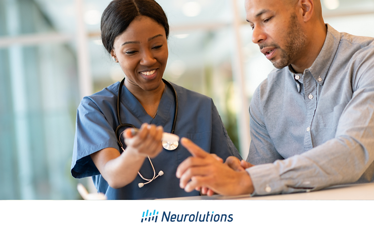 nurse taking patient's heart rate